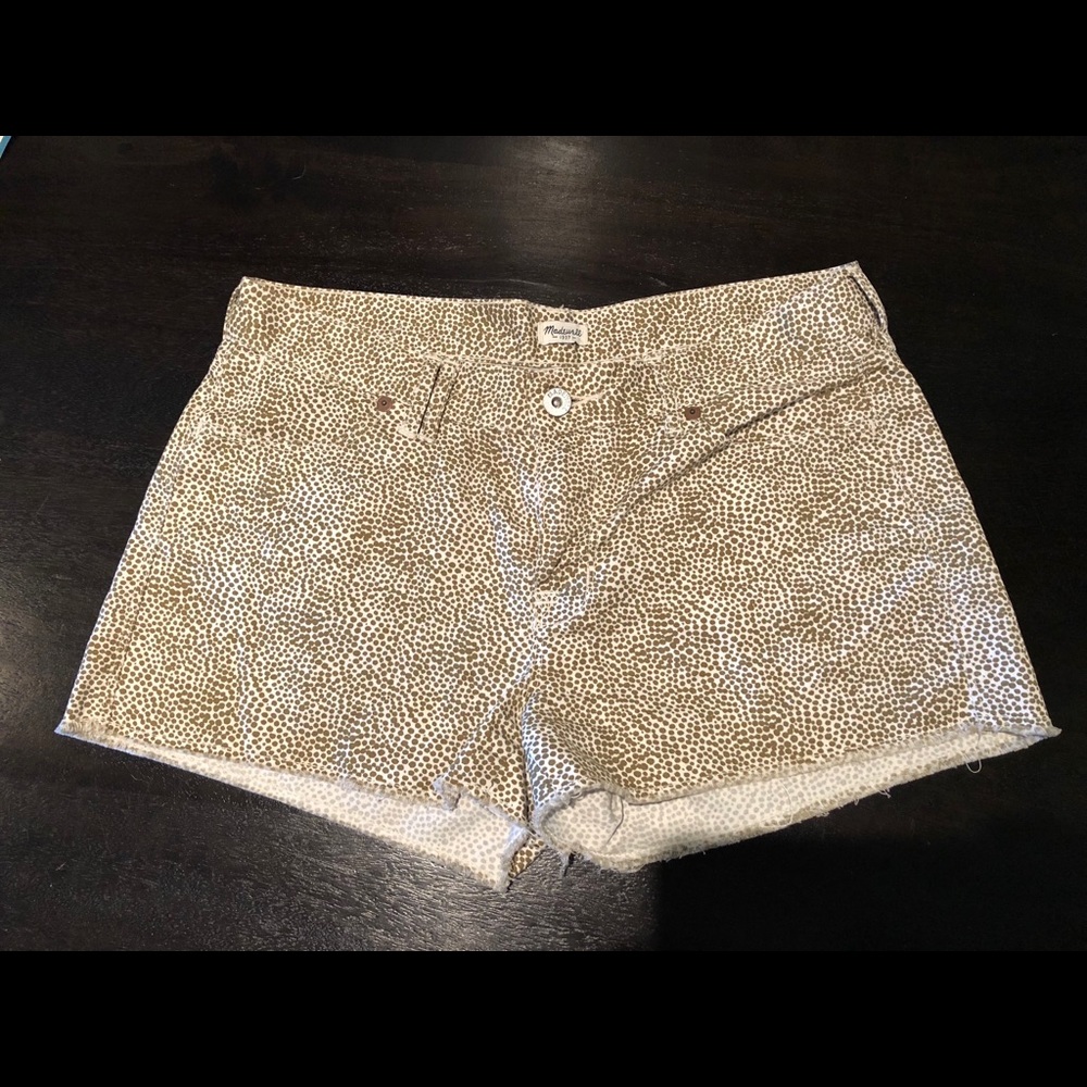 Soft speckled Madewell shorts